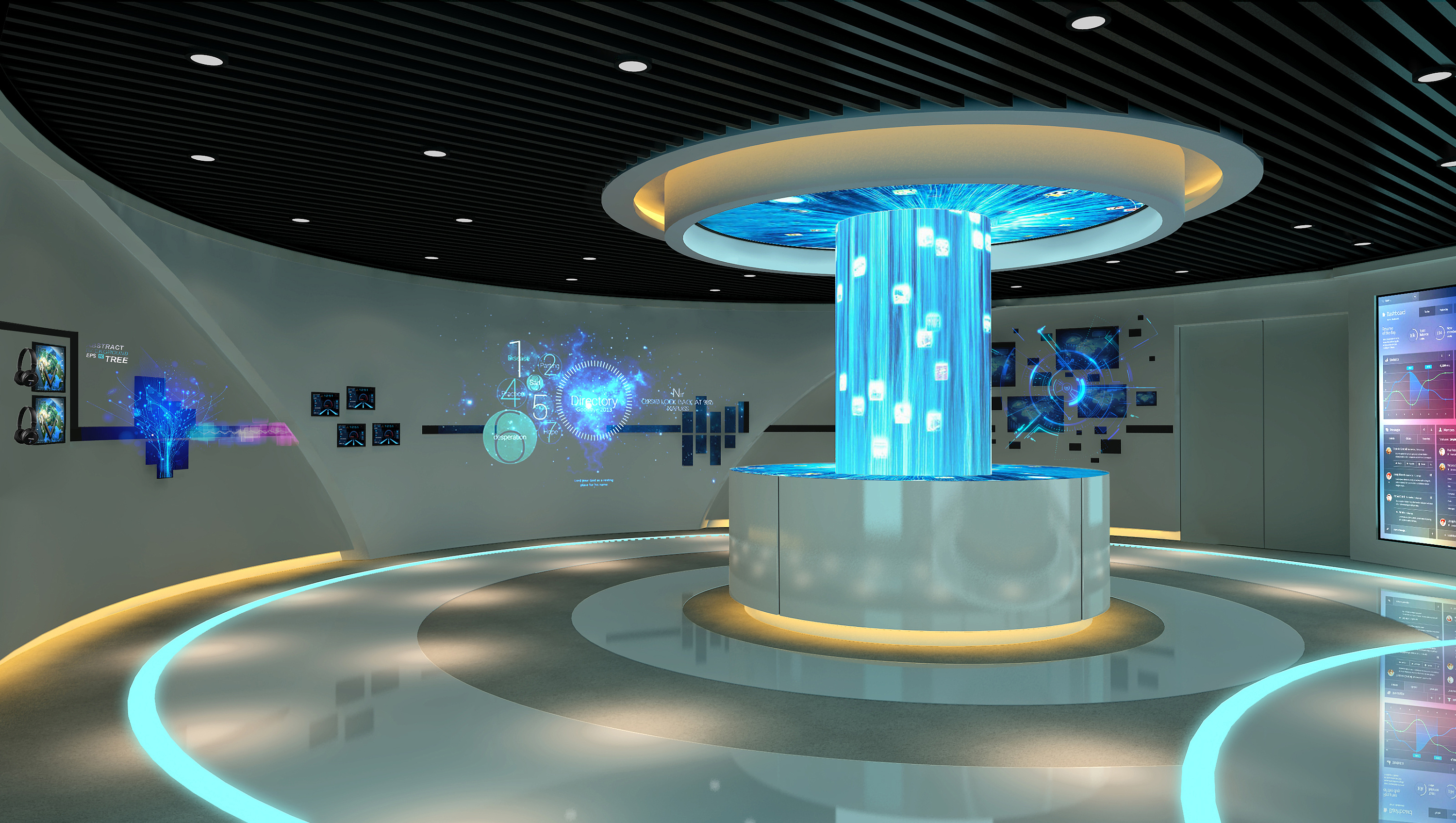 產業園孵化器數字展廳 數字技術服務的創新引擎